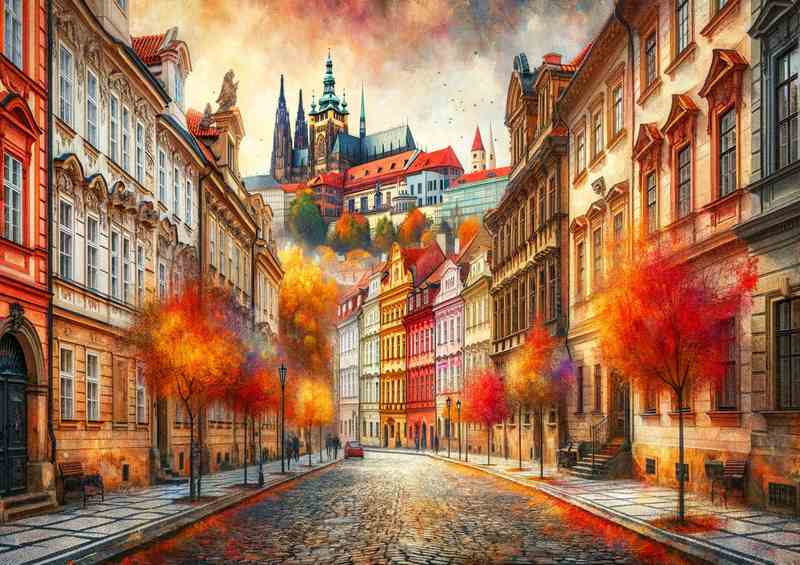 Prague Autumn | Metal Poster