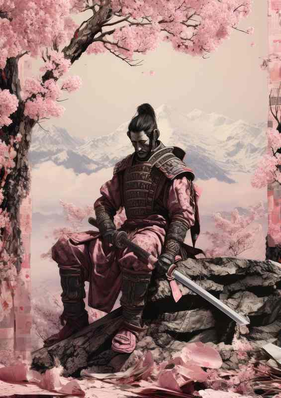 Samurai Martial Arts School Poster