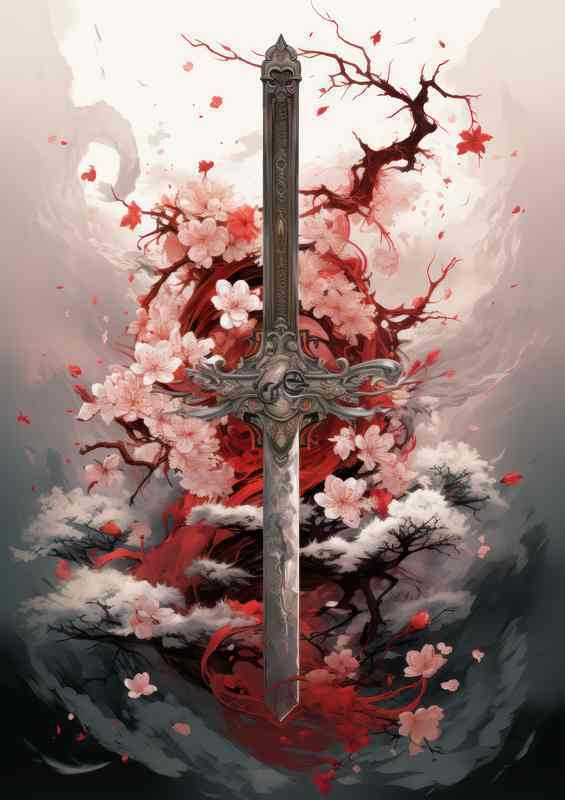 The Spiritual Path of the Samurai Shinto and Buddhism | Metal Poster