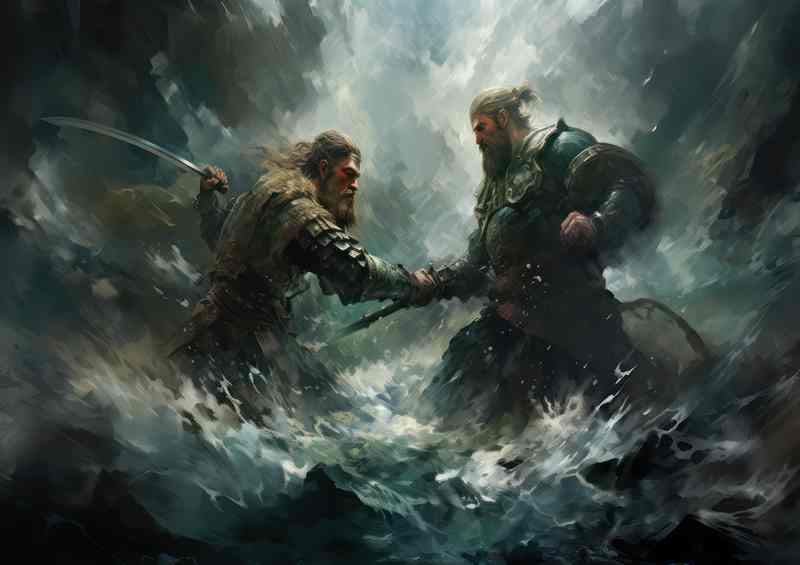 Norse Gods' Influence | Viking Life Metal Poster