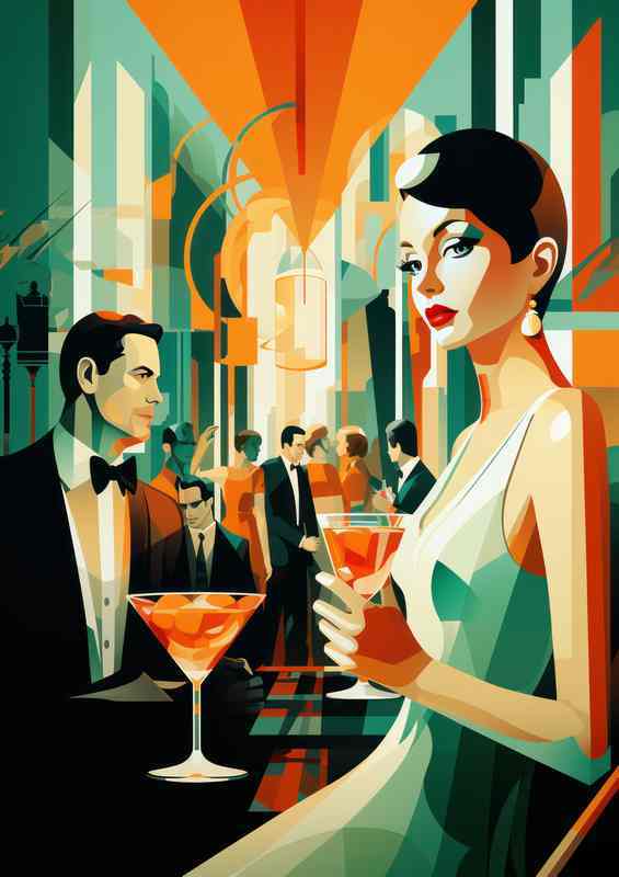 Cocktails from the Sinatra Era | Metal Poster