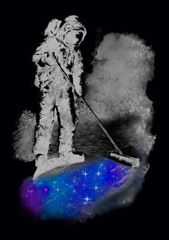 Star Dust Sweeper | Metal Poster