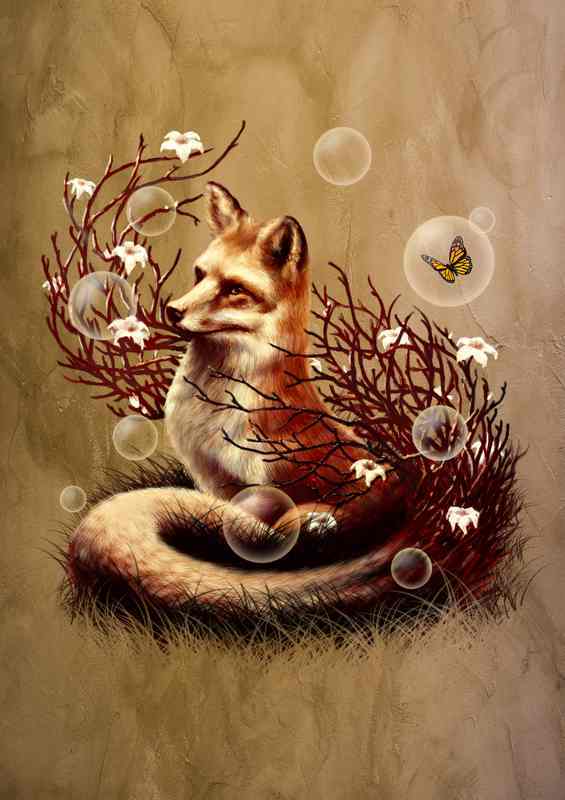 The Fox Tail | Metal Poster