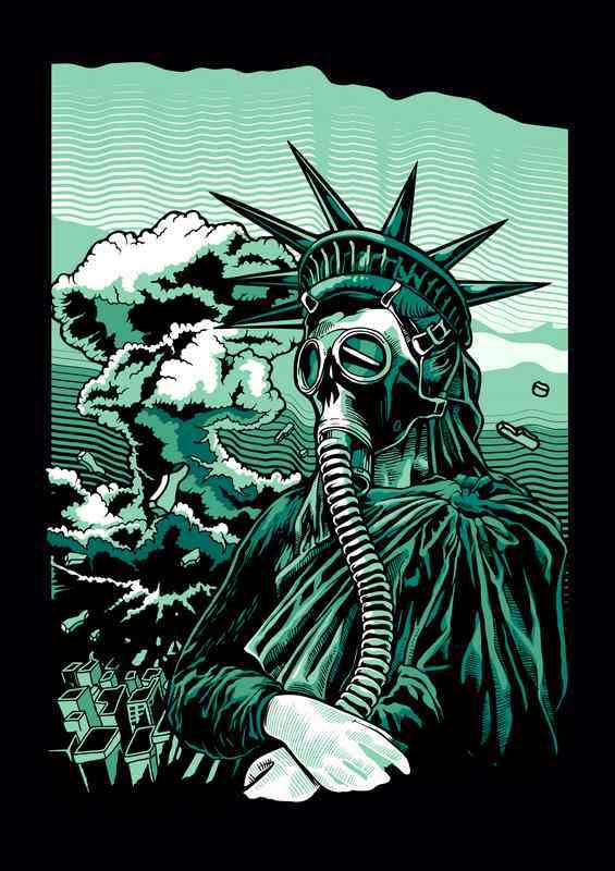 Save the liberty | Metal Poster