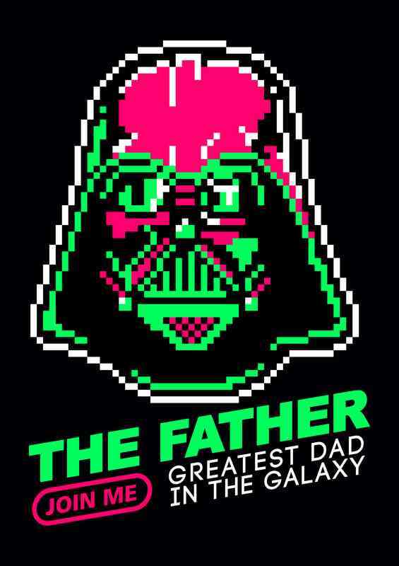 The father pixel | Metal Poster