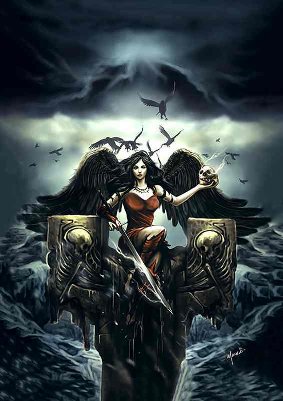 Angel Keeper Of The Sea | Metal Poster