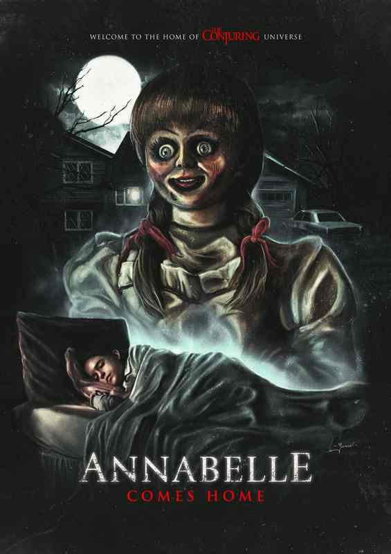 Annabelle comes home sleeping | Metal Poster