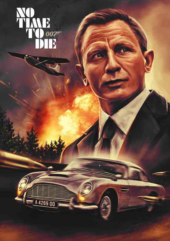 Bond The Car | Metal Poster