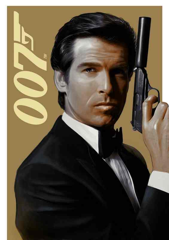 Bond action | Metal Poster
