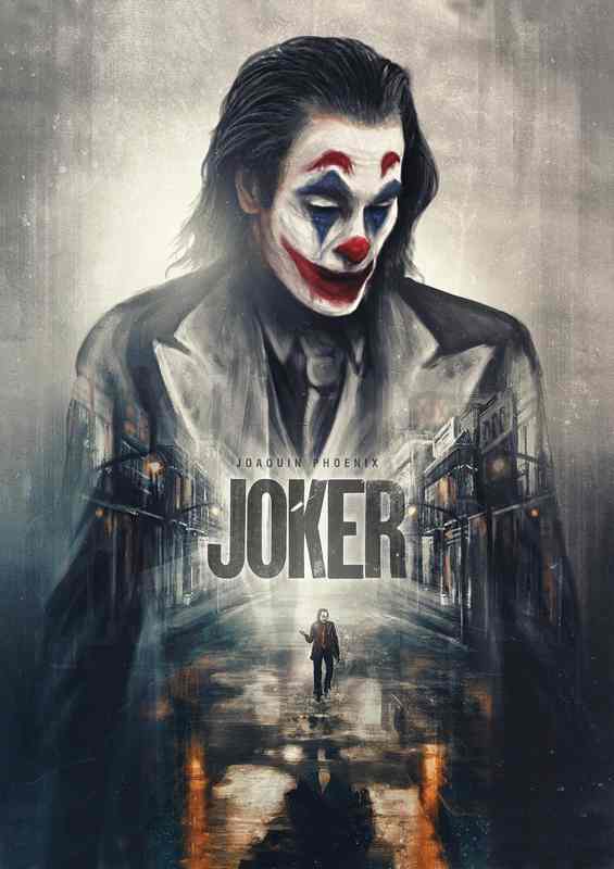 Joker who is serious now | Metal Poster