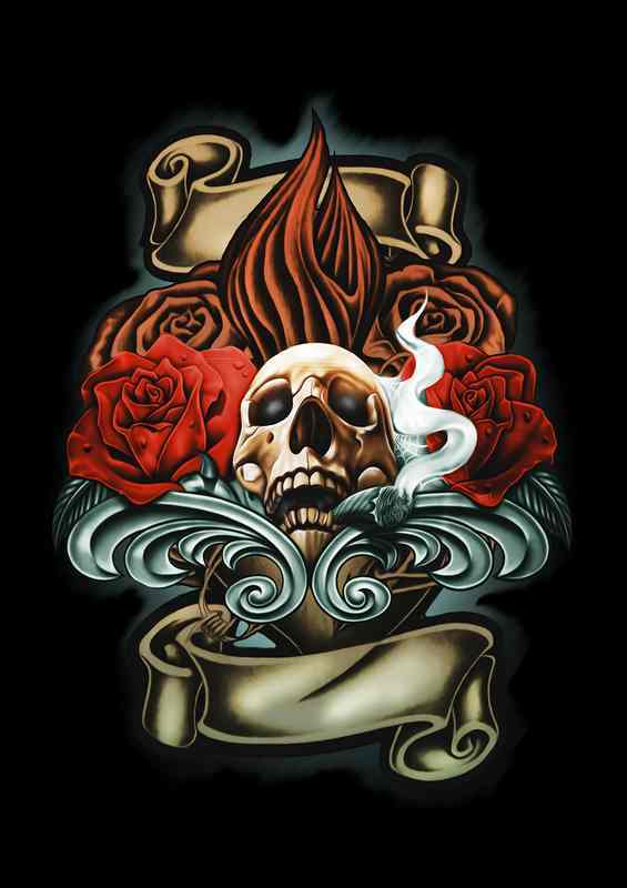 Love N Roses | Metal Poster