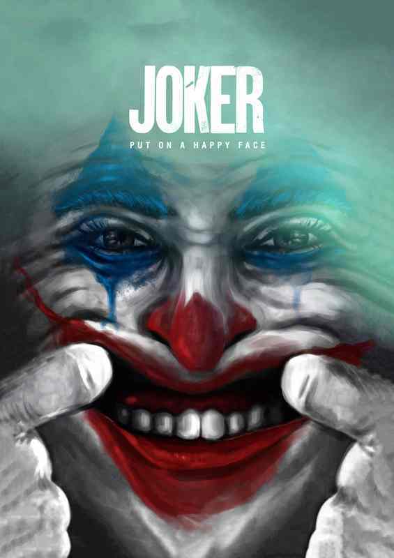 The Smiling Joker | Metal Poster