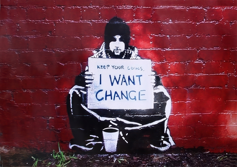 I Want Change | Metal Poster