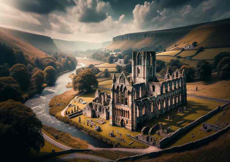 Bolton Priory in the Yorkshire Dales | Metal Poster
