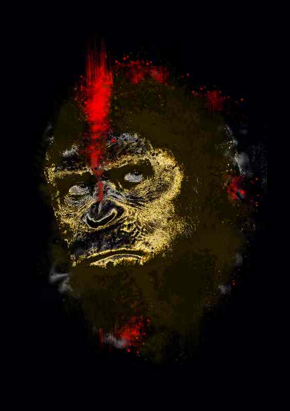 Ape | Metal Poster