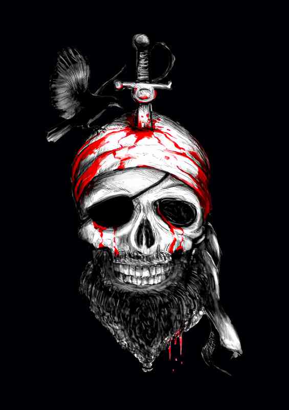 Fallen Pirate | Metal Poster