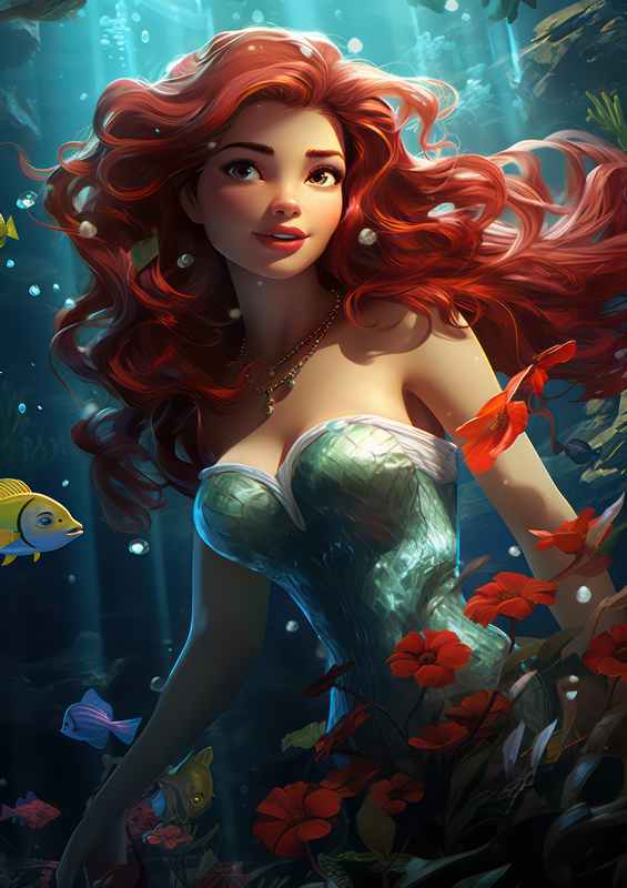 Princess Oceans Lullaby A Deep Sea Mystery | Metal Poster