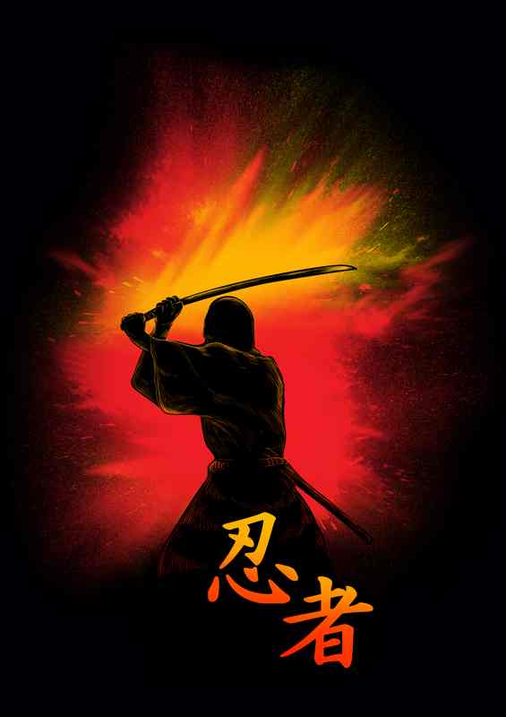 Ninja Mission | Metal Poster