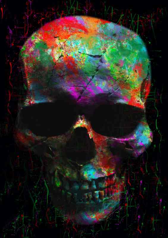 Skull new | Metal Poster
