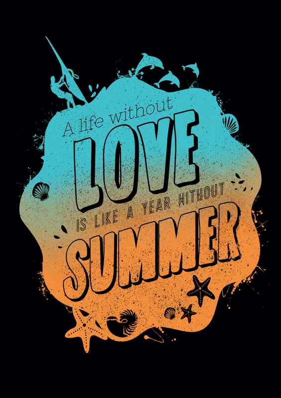 Summer Time | Metal Poster