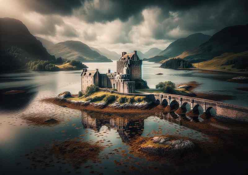 Eilean Donan Castle Scotland | Metal Poster