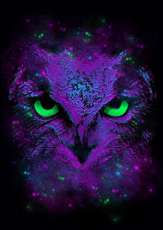 The Watcher Owl | Metal Poster