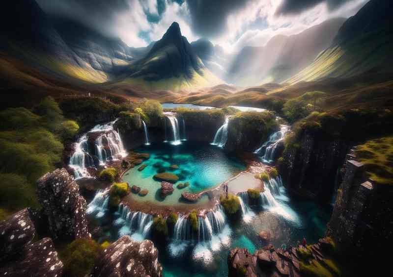 Enchanted Waters the Fairy Pools on the Isle of Skye | Metal Poster