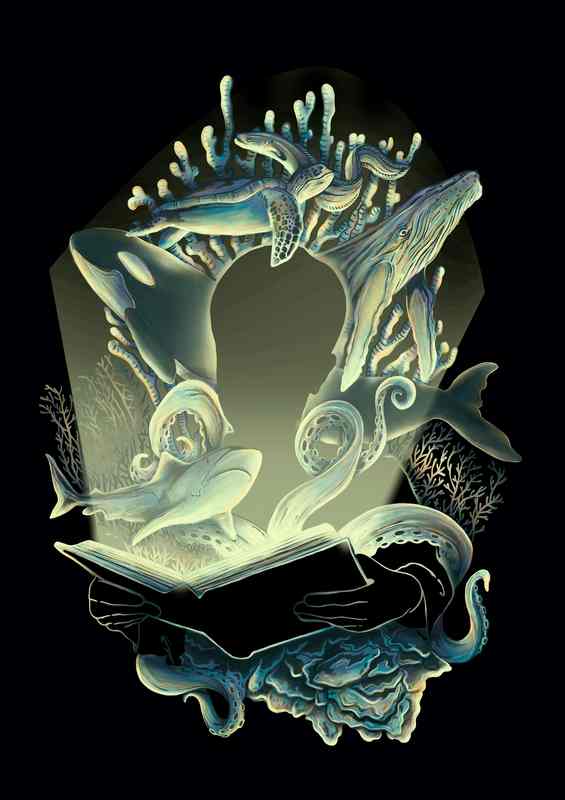 Underwater Stories | Metal Poster