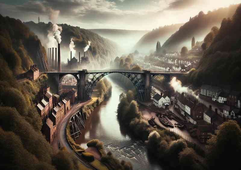 Cradle Ironbridge Gorge | Metal Poster