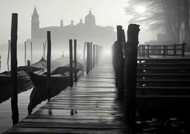 Venetian Tales Gondolas Gentle Sway | Metal Poster