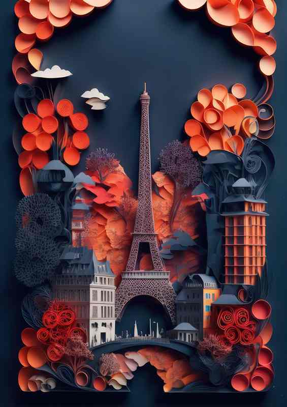 Discovering the Charms of Paris and Beyond | Metal Poster