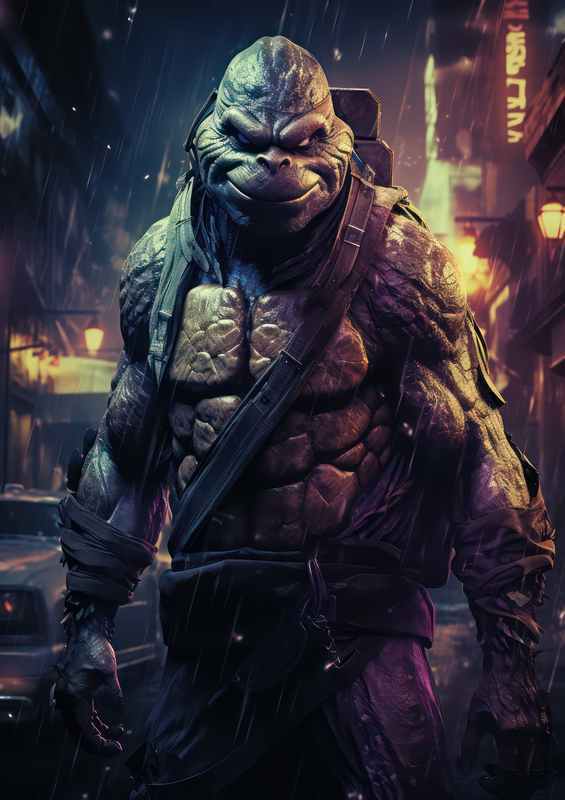 Teenage mutant turtles the untold story | Metal Poster