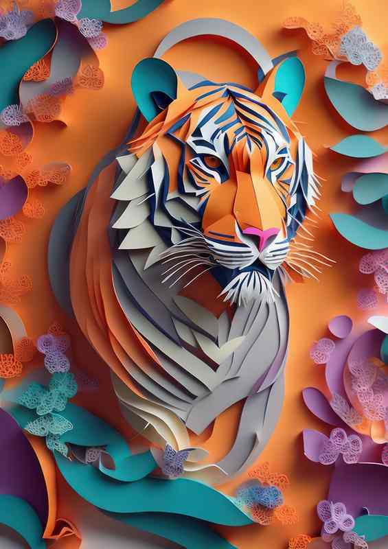 Magical Visions Of Terry The Tiger | Metal Poster