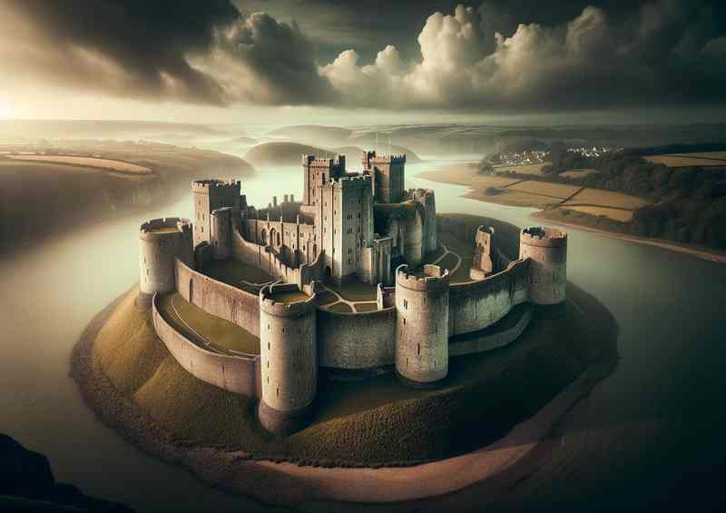 Pembroke Castle Metal Poster | Birthplace of Kings