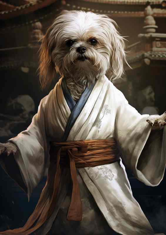 Dogs in White Robes | Metal Poster