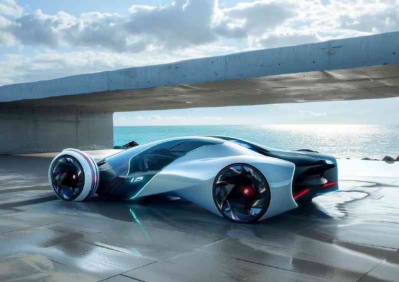 BMW concept style car of the future | Metal Poster