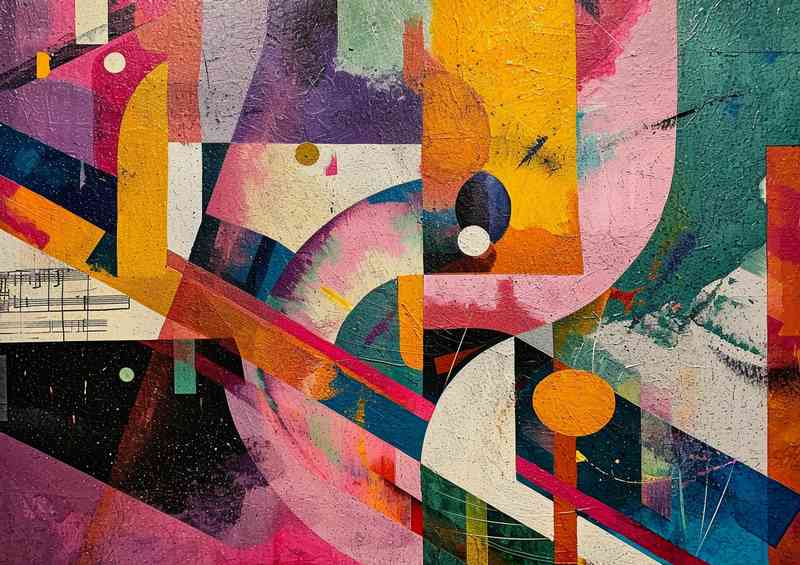 A great abstract style painting | Metal Poster