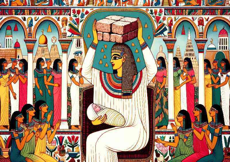 Egyptian goddess Meskhenet goddess of childbirth | Metal Poster