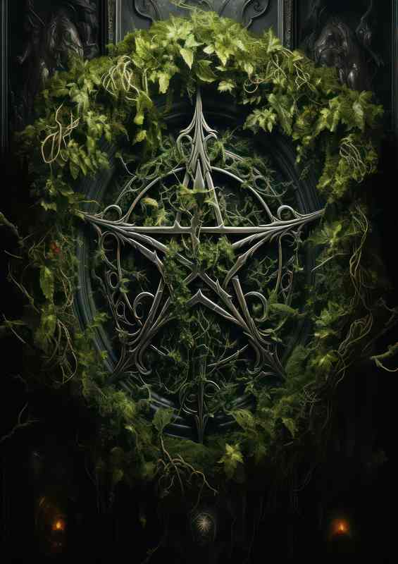 Sacred Geometry Celtic Pagan | Metal Poster