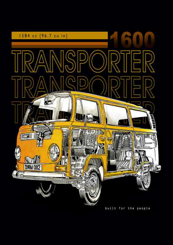 Daily Transporter Van | Metal Poster