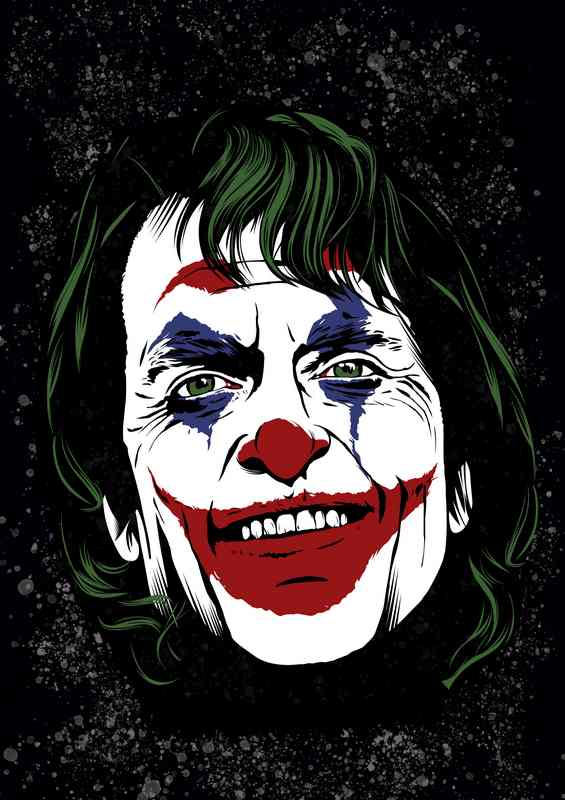 Happy Face Joker | Metal Poster