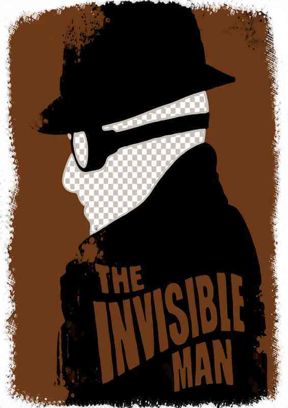 the Invisable man | Metal Poster