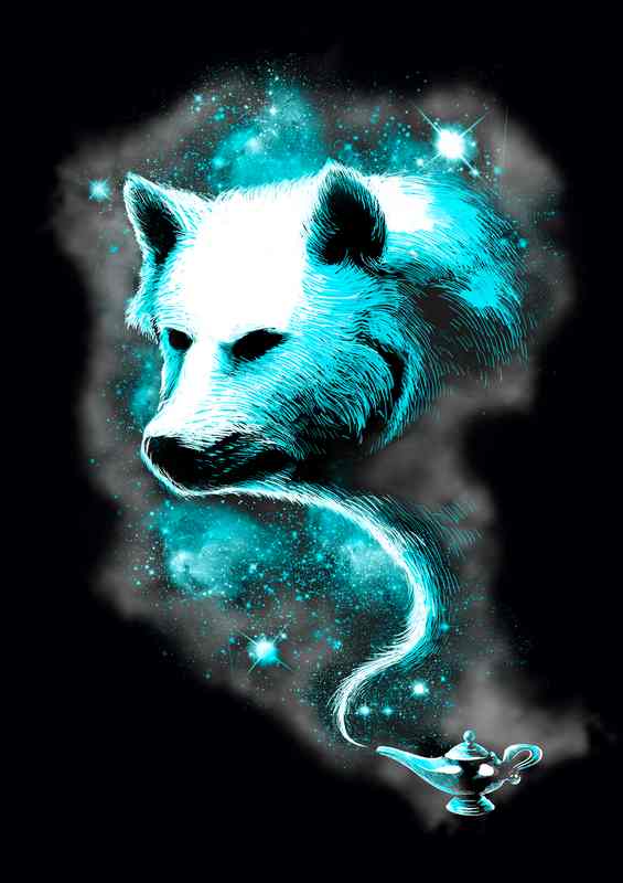 Enchanted Wolf | Metal Poster