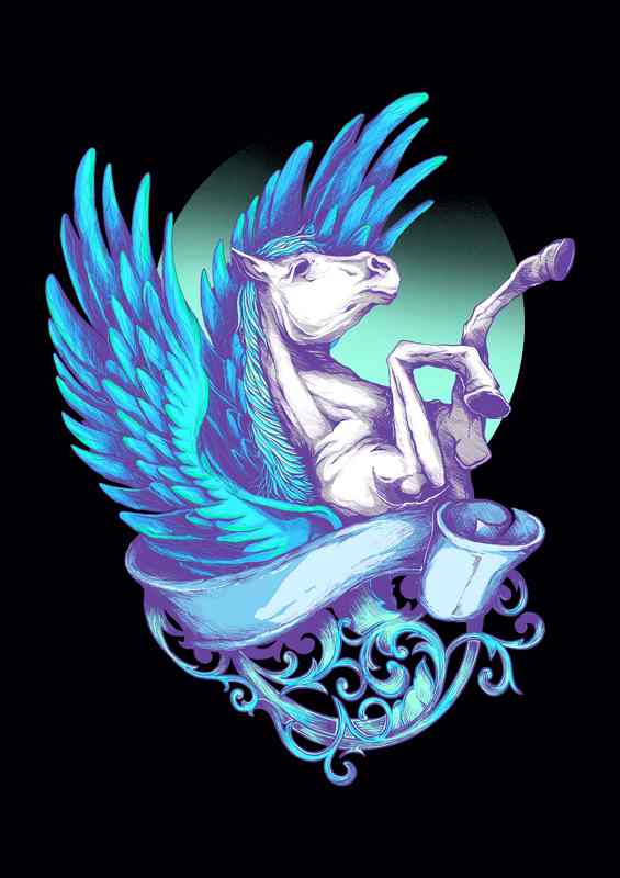 Pegasus | Metal Poster