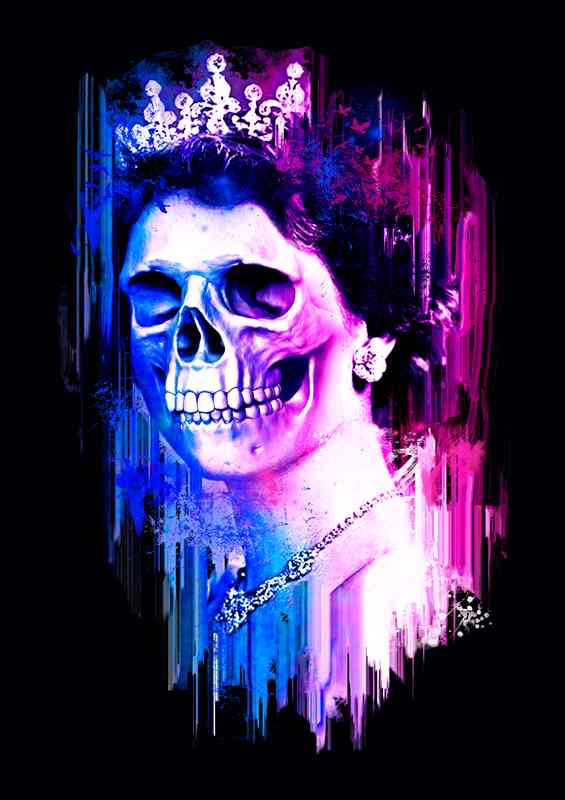Queen of Skulls | Metal Poster