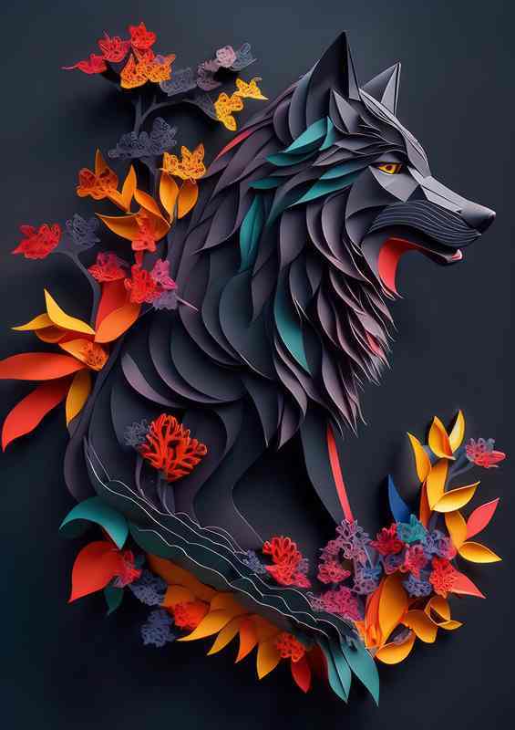 he Enchanting Realm of Willo The Wolf Art | Metal Poster