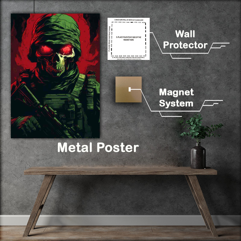 Buy Metal Poster : (The Masked Assassin game ready)