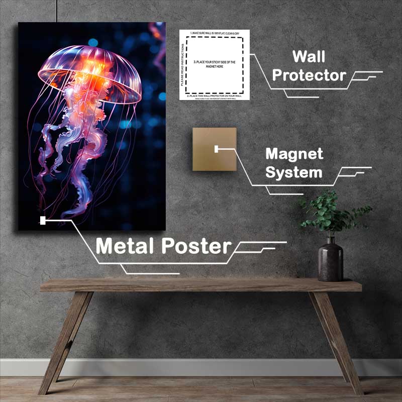 Buy Metal Poster : (Jellyfish Journals)