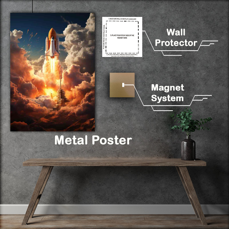 Buy Metal Poster : (Alien Enigmas Unlocking Secrets through Space Launches)