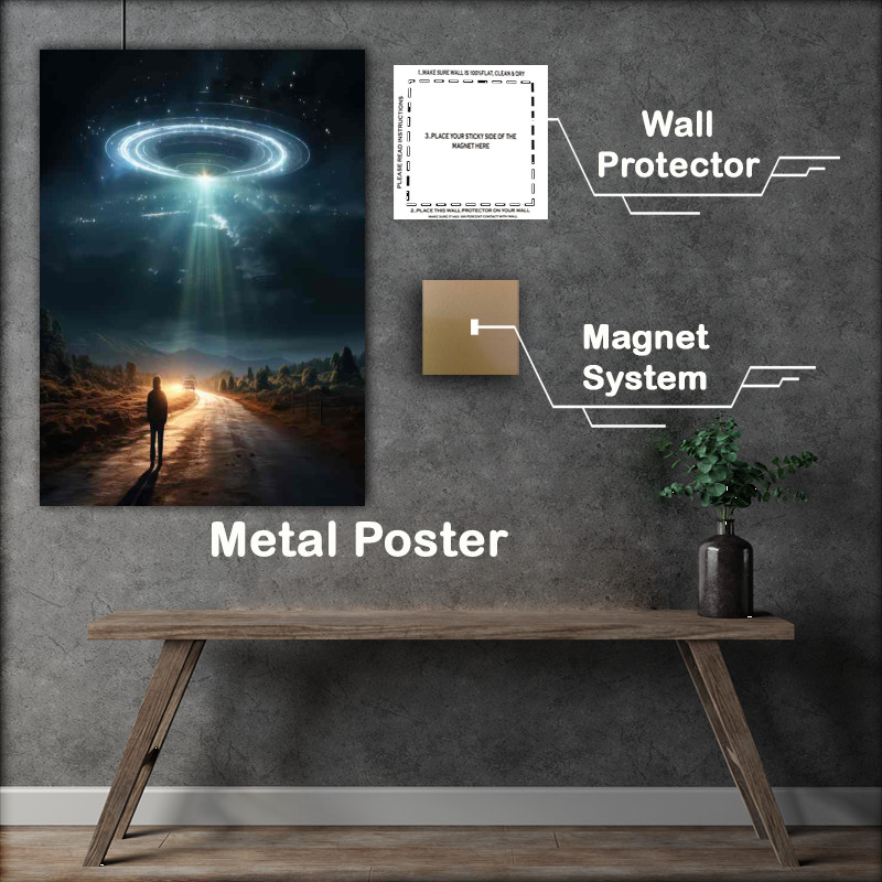 Buy Metal Poster : (Alien Sightings Unveiling UFO Mysteries)